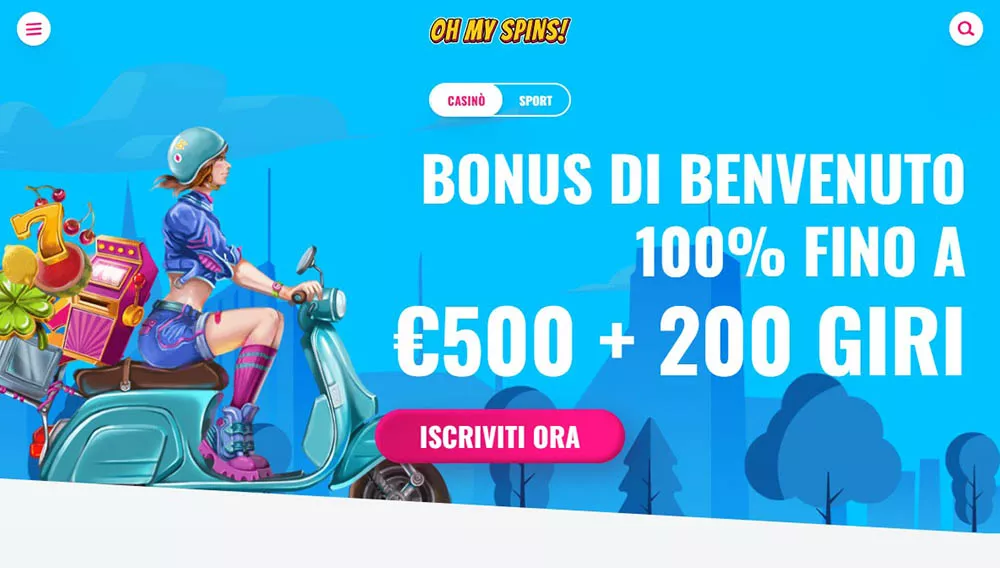 Oh My Spins casinò straniero